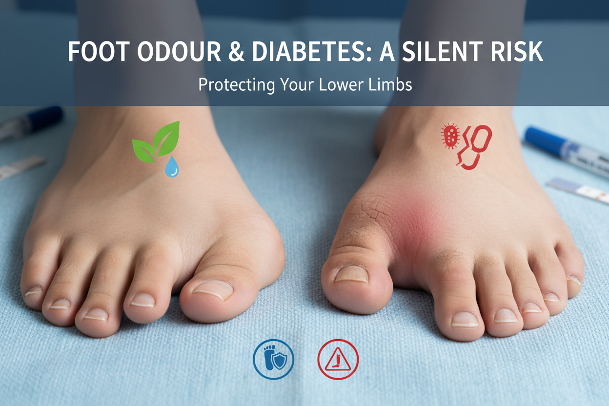 Foot Odour and Diabetes — Causes and Solutions
