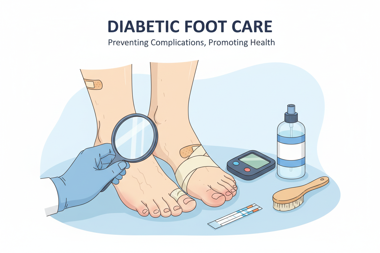 Foot Problems in Diabetes — Early Recognition and Prevention