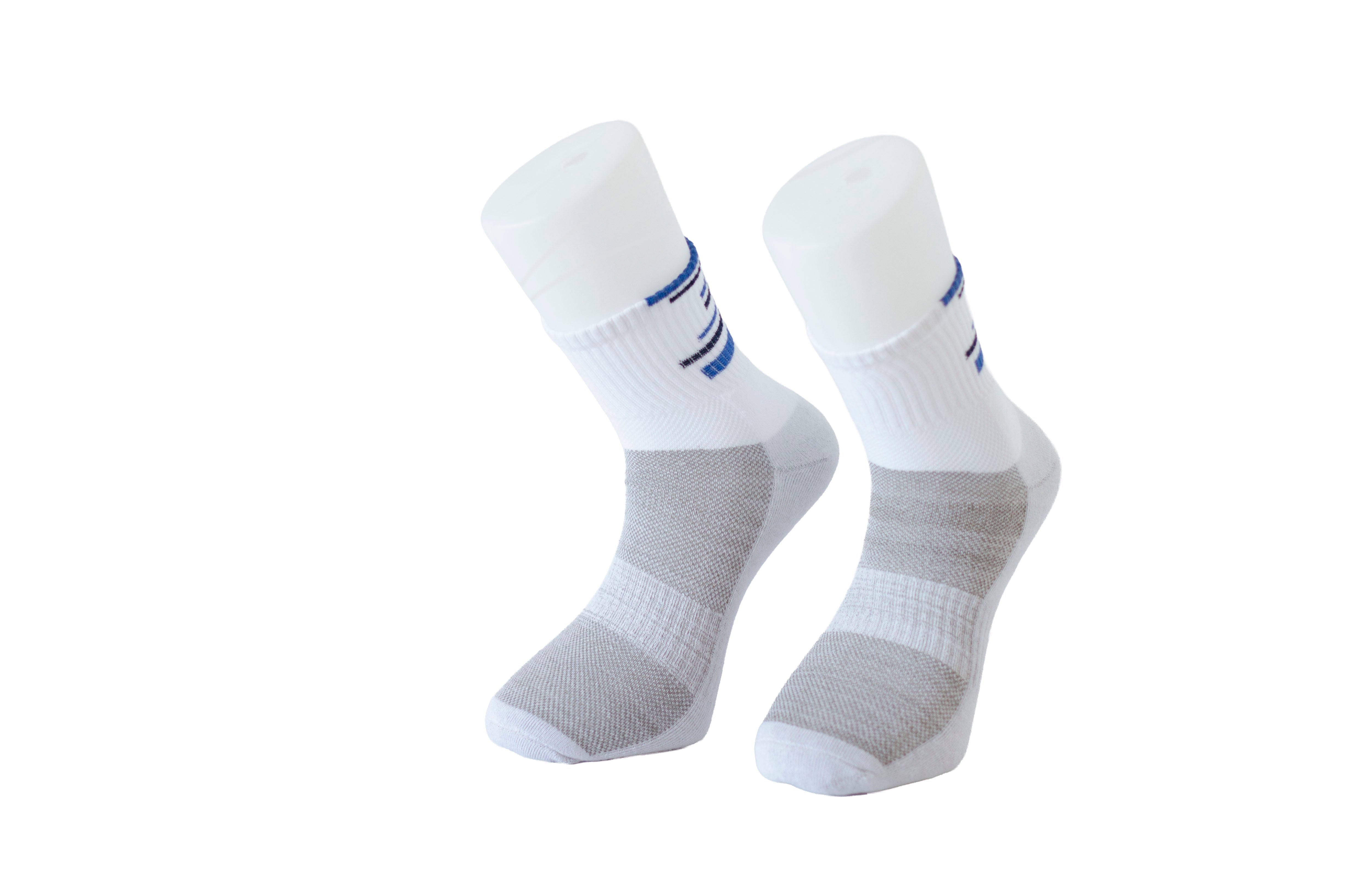 Crew Retro  SUPRGOODS sock — silver-infused cotton, moisture-wicking